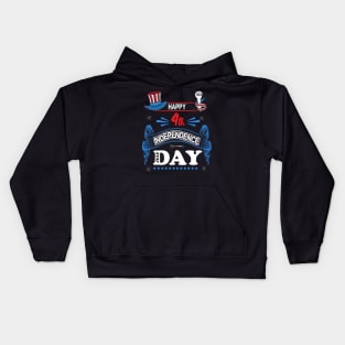 Happy 4th of July Independence Day Kids Hoodie